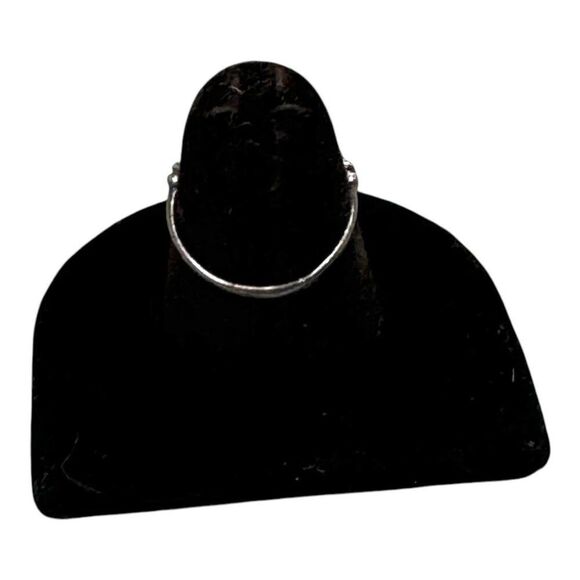 Sterling Silver Heart Abalone Mother Of Pearl Childrens gIrls Ring Size 4 Gift - Picture 5 of 7